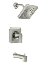 Moen Genta 82760SRN Bathroom Faucet - Spot Resist Brushed Nickel, Single-Handle