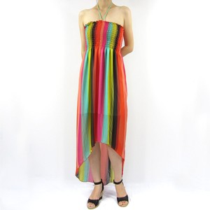 Vertical Chiffon Dress