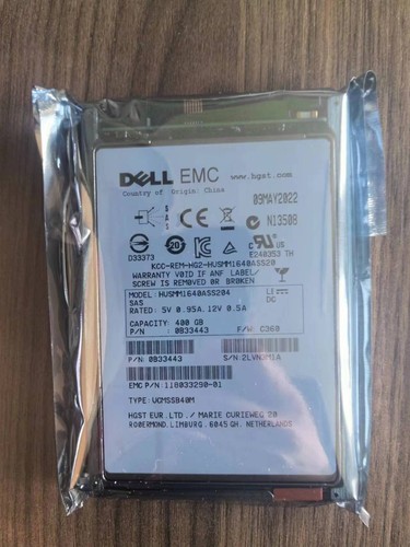 Disque SSD SAS EMC D3-D2S12FX-400 005052254 005052255 400G - Photo 2/5