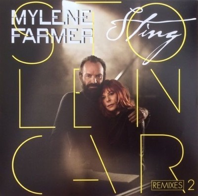 MYLENE FARMER / STING STOLEN CAR LIMITED 12'' REMIXES VINYL 2