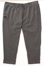 Under Armour Coldgear Gray UA Armour Fleece Warm Up Track Pants Men's NWT