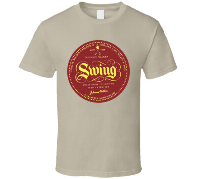 Johnnie Walker Swing Scotch Whiskey Alcohol T Shirt