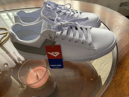 pony white sneakers womens