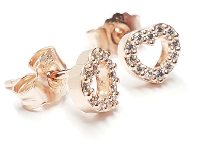 pandora open heart stud earrings CEGICAP
