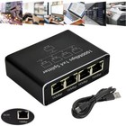 RJ45 Gigabit Ethernet Splitter Adapter LAN Network Internet 1000Mbps 1 to 4 Out
