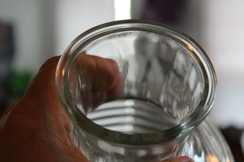 Vintage 3 pt, 8'' Refrigerator Water Bottle/Jar, Original Lid, Item # A - 2602 - Picture 7 of 8