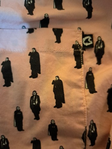 Bella Lugisi Drucula AOP Shirt 3X  Vintge Vampire Gothic Creepycompany.com Scary - Picture 8 of 11