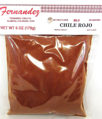 Red Chile Mild Powder Spice 6 oz Expires 5/27 Recipe Fernandez Colorado C