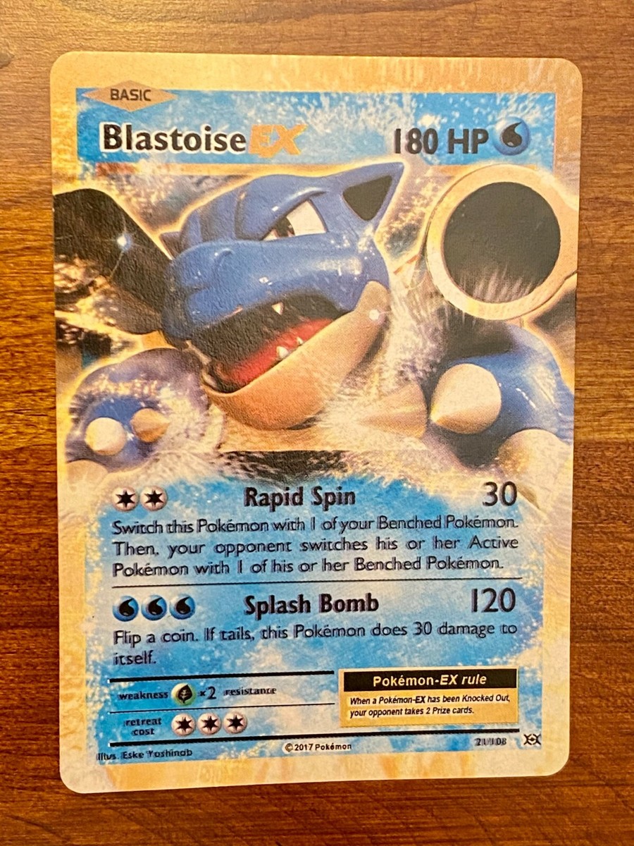 POKEMON CARD - BLASTOISE EX - PSA 10 - 21/108 - MINT POKEMON CARD - BLASTOISE EX - PSA 10 - 21/108 - MINT