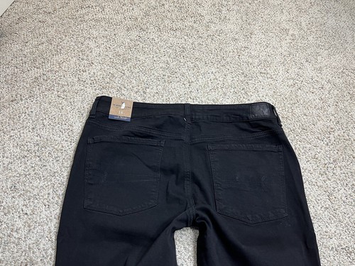 American Eagle Hi Rise Jegging Super Stretch Black Jeans Womens Size 16R 35x30 - Picture 3 of 12