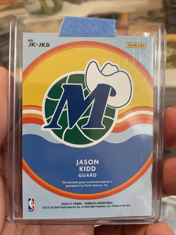 2020-21 Donruss Jersey Kings JASON KIDD - Image 2 of 2