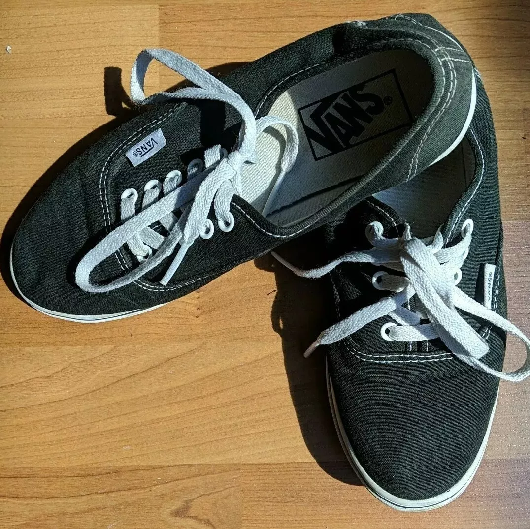 Vans canvas sales lace up