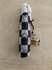 Peanuts Snoopy Black And White 11.5  Umbrella    Auto Open /Close New W/ Tags