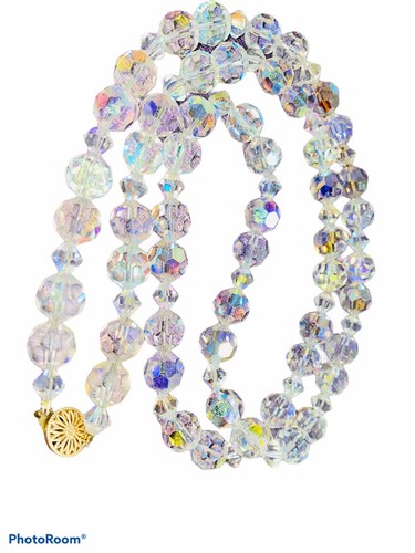 AB Crystal necklace 14/20 GF 33 inchs - Picture 3 of 6