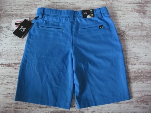 NEW UNDER ARMOUR Boys Golf Short YMD Youth Medium Blue Polyester Shorts MSRP $40 - Picture 3 of 8