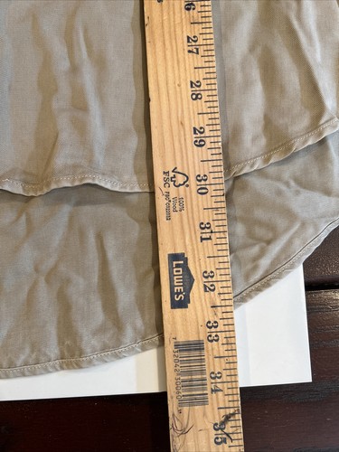 Johnston Murphy 100% Tencel & Lyocell Large Brown Button Down Long Sleeves - Picture 9 of 14