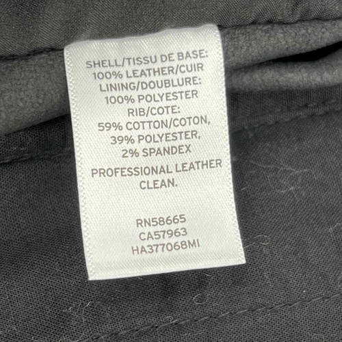 Halogen Black Zip Classic Leather Jacket | Excellent Condition - Picture 5 of 8