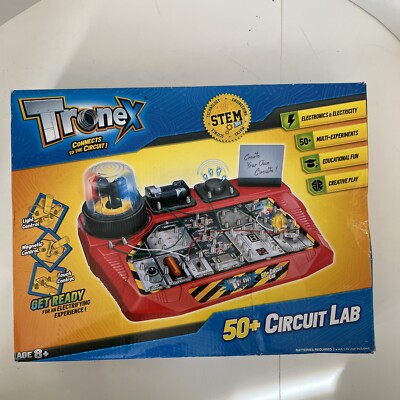 Tronex Electronics Circuit Lab 50+ Experimente Alter 8+ einfach zu bedienen STEM Science