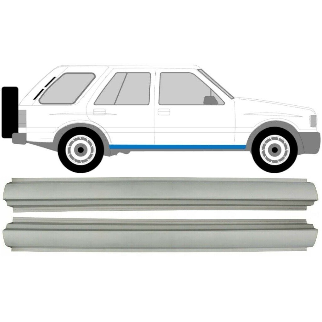 OPEL VAUXHALL FRONTERA B 1998-2002 2x SILL REPAIR PANEL ROCKER PANEL / PAIR