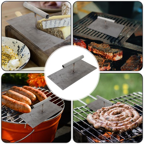 1PC Grill Burger Press Bacon Press Bacon Press Cast Iron for Meat Home Barbecue - Bild 4 von 12