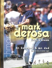 Mark DeRosa Team USA 1999 Richmond Braves unscored program with all inserts