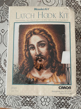 Caron Wonderart Jesus Latch Hook Kit Art 4460 Rug Wall Hanging 30x36