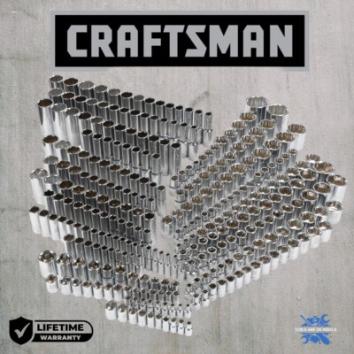 #ad Craftsman 299 Piece Ultimate Easy Read Socket Set Standard Deep SAE Metric Drive $594.95