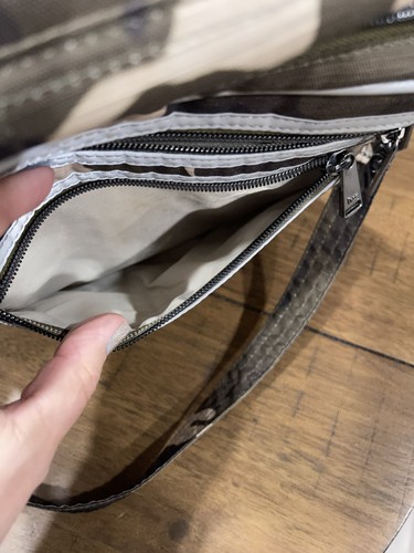 Borsa Lug Boxcar verde mimetico tracolla/tracolla/cintura RFID molte tasche nuova senza etichette - Foto 10 di 13