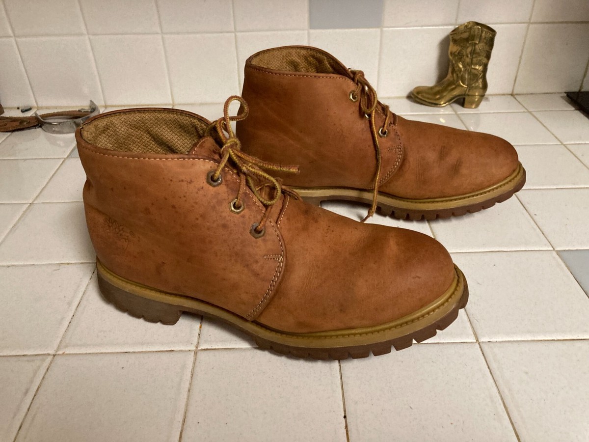 TIMBERLAND MEN BOOTS 10.5 W Made In USA .VINTAGE DISTRESSED | eBay
