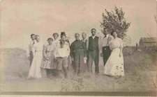 "This Picture Was Taken On Pa's Birthday", Iola, Kansas KS RPPC 1910