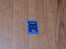 Genuine Panasonic 16MB (16 Megabyte) SD Memory Card - RP-SD0016B - Made in Japan