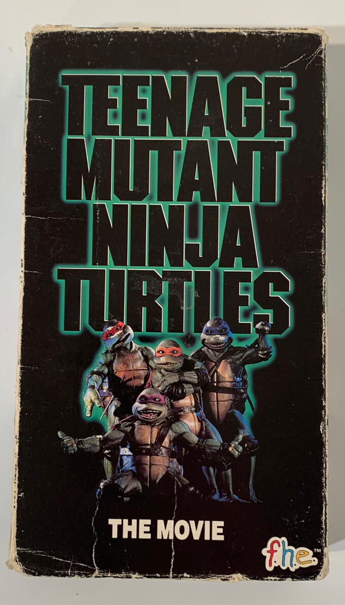 Teenage Mutant Ninja Turtles - The Movie (VHS, 1990) Live