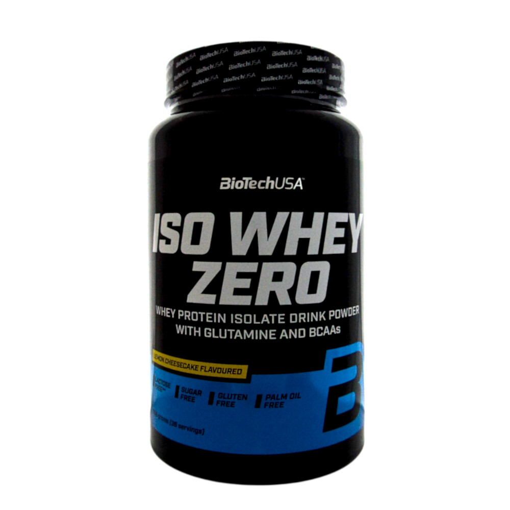 (43,94 EUR/kg) BioTech USA Iso Whey Zero 908g Dose Isolat Eiweißpulver