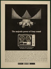 Sony Superscope Sterecorder 260 Reel Tape Recorder Player Vintage Print Ad 1966