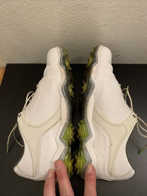 FootJoy Tour-S Mens White Leather Cleated Golf Shoes 55300 Size 9 M Footjoy Tour S Men main image 4