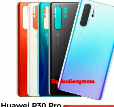 PfX-Mobile Custodia Ibrida Per Huawei P30 - Effetto Pelle Plexiglas Nero Antigraffio