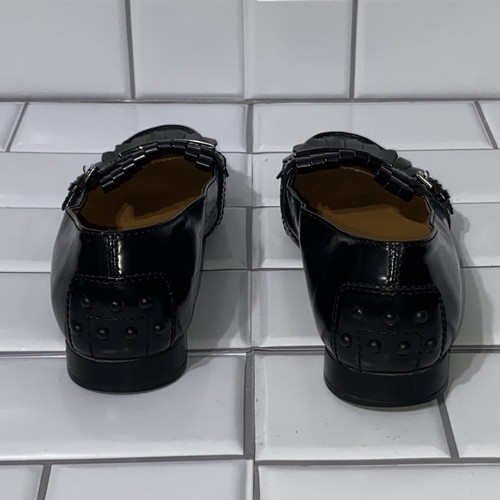 TODS Penny Loafers Black Dress Shoes Gommino Women’s Size 4.5 EU 34.5 $675 - Picture 4 of 8