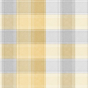 Catherine Lansfield Designer Tartan Kelso Check Heavyweight Wallpaper Grey
