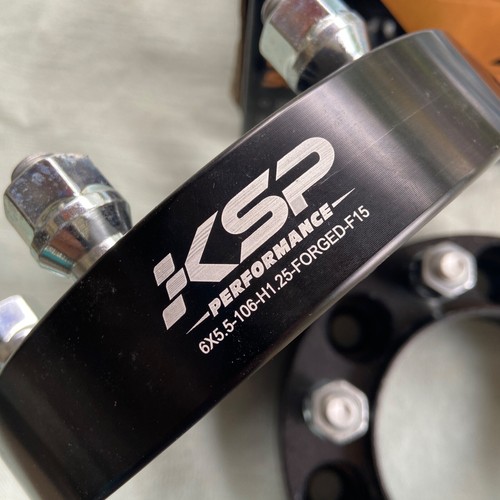 KSP Performance Wheel Spacers 6x5.5 106-H1.25 Forged F15 ISO/DIN 10.9-12.9 grade - Picture 2 of 13