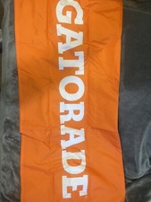 Cubierta de mesa Gatorade de vinilo de 6’ pies para concesiones naranja/blanco nueva