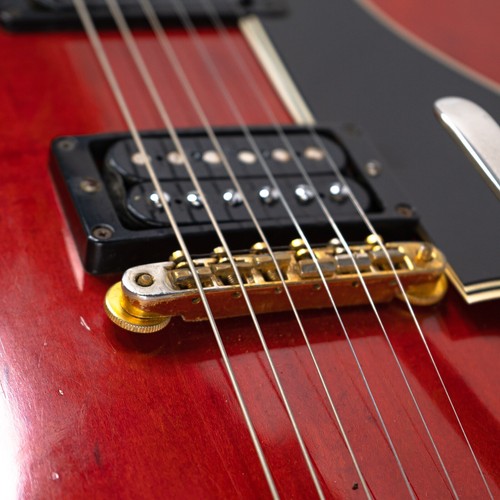 1960 Gibson ES-355 TD Cherry Mono w/ Factory Bigsby, Period-Correct HSC - Picture 15 of 24