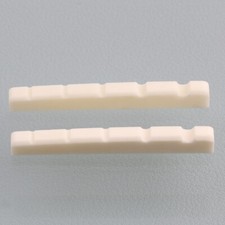 2PCS 5 String Bone Electric Bass Slotted Nut 45mm Flat Bottom