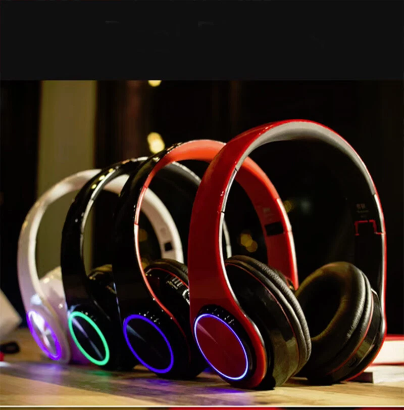 Noise Cancellation Wireless BT Headset TF Memory Card Foldable Design Headphone - Image 2 of 4