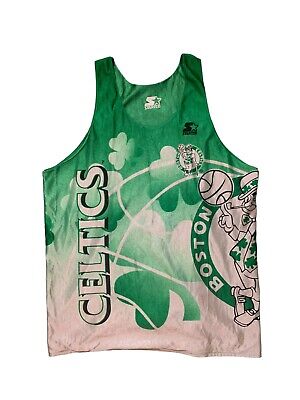 Vintage 90s Boston Celtics All Over Print Reversible Jersey Vintage 90s Boston Celtics All Over Print Reversible Jersey