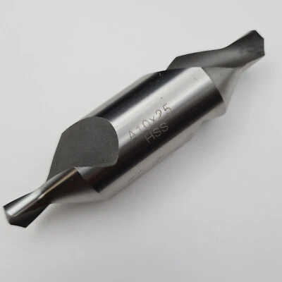 DNI-WERKZEUGE 10,0 mm Zentrierbohrer für Metall Anbohrer Bohrer Zentrierer HSS Form A
