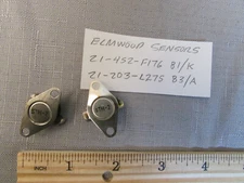 (2) Elmwood Thermal Sensor Limit Switches sTH-2 and STH-7