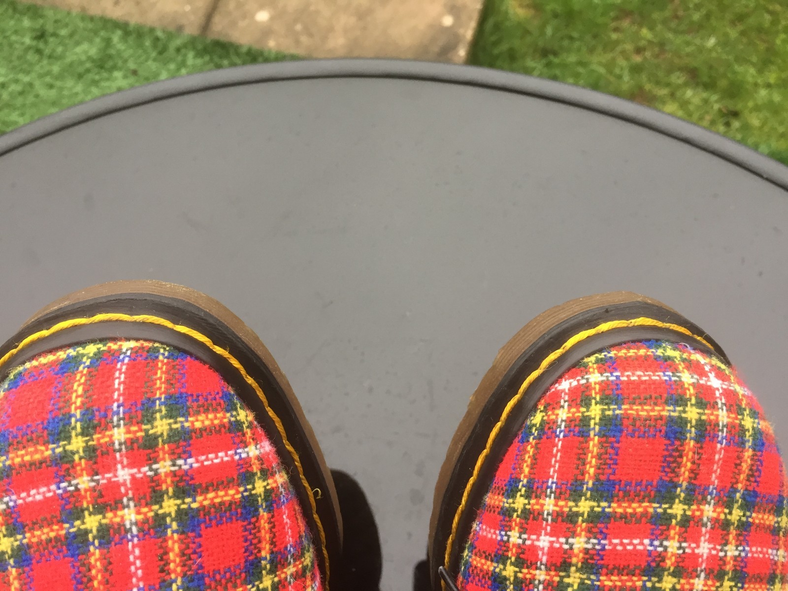 VINTAGE 38 Dr Martens 1914 Stivali Tessuto Tartan Rosso EU 38 VINTAGE Made in England 252c15 VINTAGE 38 Dr Martens 1914 Stivali Tessuto Tartan Rosso EU 38 VINTAGE Made in England 252c15
