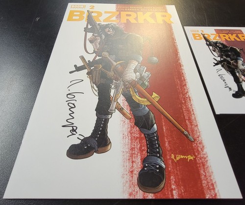 BRZRKR (2021) #2 (Grampa Cover) SIGNED by Rafael Grampa with Notarized WOS - Picture 3 of 6