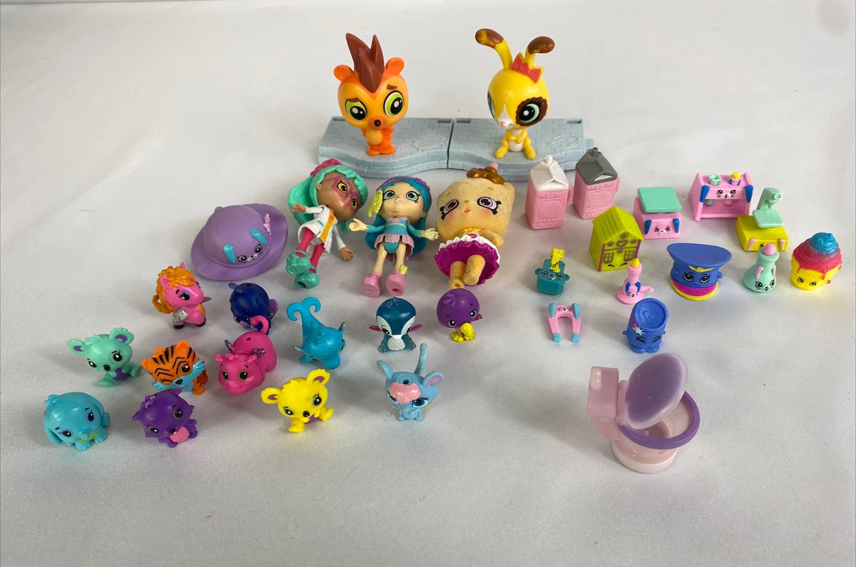 33 Piece Lot Girls Toys Hatchimals, Shopkins, Littlest Pet Shop