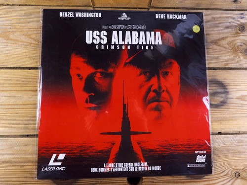USS alabama crimson tide LASERDISC LD PAL Tony Scott Gene Hackman 1995